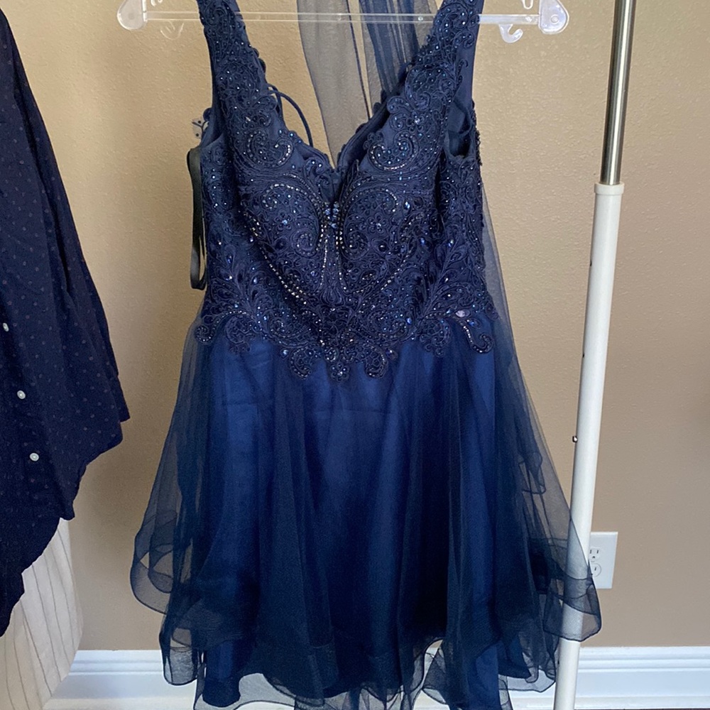 Super cute Navy blue formal dress